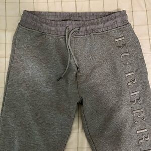 Burberry grey sweatpants size s